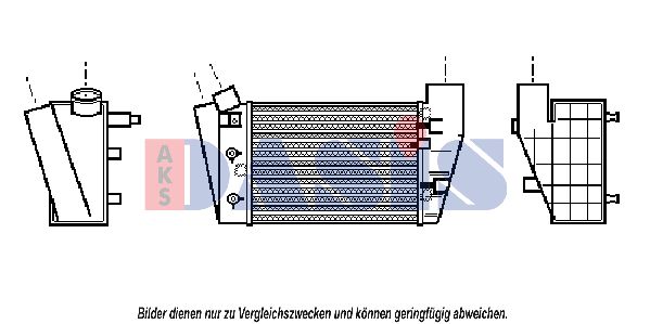 AKS DASIS Kompressoriõhu radiaator 487250N